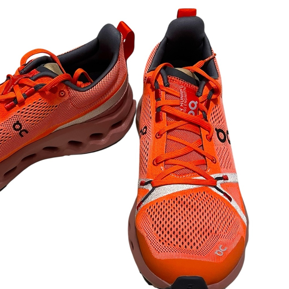 ๐๐ผOn Cloud Running/Cloud Surfer Trail. Orange Athletic Shoes. NWOT NO BOX. - Picture 6 of 16